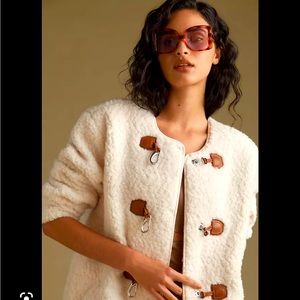 Avec Les filles Sherpa toggle jacket